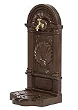 aubaho Standbrunnen 83cm Waschbecken Alu Brunnen Waschplatz Wandbrunnen antik Stil