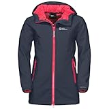 Jack Wolfskin Unisex Kinder Kissekat Jacket, night blue, 152 EU