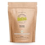 Baobab Pulver Bio 1kg (2x500g) - 1000g Biobaobab in Premium Bio-Qualität - Apotheker-baum - Affenbrotbaum - Adansonia - Kontrolliert und abgefüllt in Deutschland - Biotiva