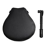 TPPIG Universal Motorrad Luft Sitz Kissen Bezug 3D Aufblasbares Sitz Kissen rutschfeste Atmungsaktive StoßDäMpfung Sitz Matte (XL)