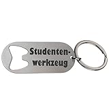 Schlüsselanhänger/Flaschenöffner mit Gravur'Studentenwerkzeug' - Geschenk - Lustig - Studenten