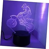 jojofuny 3D Illusionslampe LED Nachtlicht Mit Touch Funktion Farbenfrohe Tischlampe Für Kinderzimmer Geburtstagsgeschenk Dekorative Optische Täuschung Lampe USB Betrieben