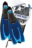 Cressi Agua Set - Set Maske Schnorchel und Flossen, Farbe Blu