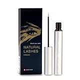 Wimpern Serum & Augenbrauen Booster für natürliche Wimpern von Natural Lashes. Haarwachstum beschleunigen für Brow und Eyelash für lange Haare ohne Make Up oder Lifting (5 ml)