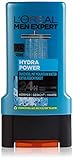 L'Oréal Paris Men Expert Duschgel für Männer, Zur Reinigung von Körper, Haar und Gesicht, Hydra Power, 1 x 300 ml