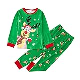 weihnachtskleid Baby Junge Schlafanzug Jungen Bio Kleinkind Baby Kinder Jungen Pyjama Anzug Weihnachten Pyjama Nachtwäsche Tops Hosen Outfits Sets Freizeitkleidung Kleidung Junge 152 Weihnachts p