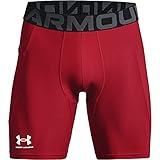 Under Armour Herren Armour HeatGear Compression Shorts, Lupenrein (834) / Weiß, 3X-Large