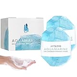 WOLFGROD Firm'me Aquamarin CelluVanish Bio-Seife, Aquamarin Bio-Seife, Firm'me Aquamarine CelluVanish Organic Soap, Natürliche Bio-Seife, Anti-Cellulite-Straffungsseife, für alle Hauttypen (2PCS)