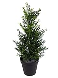 Zeder / Konifere Natura 45cm LA künstliche Pflanzen Baum Kunstpflanzen Kunstbaum Thuja Zypresse