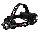 Ledlenser H15R Core Stirnlampe LED, 2500 Lumen, aufladbar mit Lithium Akku, wasserdicht IP67, fokussierbar, stufenlos dimmbar, Constant Light, Leuchtweite 250m, USB Magnetladekabel, Headlamp