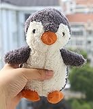 RAILONCH Kuscheltier Pinguin, Pinguin Plüschtier, Plüschtiere Grauer Pinguin, Kuscheltiere für Jungen Mädchen Babys und Kuscheltierliebhaber (25cm)