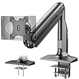 PUTORSEN Monitor Halterung für 17-43 Zoll Flach Curved Bildschirm, Monitor Arm bildschirmhalterung 18kg pro Arm, mit 2 x 3.0 USB Port, Höhenverstellbar Schwenkbar Neigbar, VESA 75x75/100x100/200x100