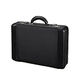 Alassio 45039 - Attaché Laptop Koffer MODICA, aus strapazierfähigem Lederimitat, ca. 45,5 x 32,5 x 10,5 cm, schwarz