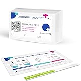 10x LuxmedIQ Amphetamin Drogentest - Speed Drogenschnelltest - Urin Teststreifen Cut-off 1000 ng/mL