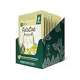 Green Petfood FairCat Balance (8 x 85 g), getreidefreies Katzenfutter für ausgewachsene Katzen, mit Tierwohl-Hühnchen, Katzenfutter Nass mit grünem Tee und Vitamin C+E, 8er Pack