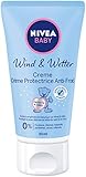 NIVEA BABY Wind & Wetter Creme (50 ml), Babycreme schützt vor Kälte und Nässe, Baby Feuchtigkeitscreme mit Calendula und Panthenol für zarte Babyhaut