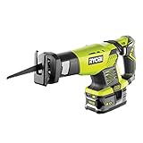 Ryobi Akku-Säbelsäge RRS1801M (Säbelsäge / Säge 18V, 22mm Hublänge, ohne Akku u. Ladegerät, mit Sägeblatt) 5133001162