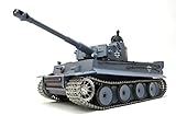 RC Panzer Ferngesteuert mit Schussfunktion German Tiger I Heng Long 1:16 Rauch&Sound +Stahlgetriebe+Metallketten+Metall Räder+ 2,4Ghz -V7.0 PRO mit RRZ