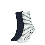 Tommy Hilfiger Damen Small Stripe Socks Socken, Off Weiß, 35-38