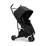 Quinny Zapp Flex Kinderwagen, stylischer Komfort Buggy mit 3 Rädern, angenehm leicht, kompakt faltbar und nutzbar ab ca. 6 Monate bis ca. 3,5 Jahre, Black on Black, schwarz, 8.8 kg ,(1Stück )1er Pack