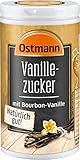 Ostmann Gewürze – Vanillezucker mit Bourbon Vanille, Zucker mit Extrakt aus Bourbon-Vanilleschoten, zum Verfeinern von Kuchen, Desserts & Co, vegan, 4 x 45 g