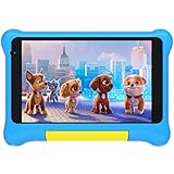 HiGrace Kinder Tablet, 7 Zoll Kids Tablet Android 10 Go Quad Core 32GB ROM 128GB Erweiterbar, 3500mAh Akku, Wi-Fi, Type-C, Kindersicherung, Blau kindgerechte Hülle