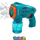 Seifenblasenmaschine Kinder 2000+ Seifenblasen Kinder, Automatische Seifenblasenpistole, Seifenblasen Pistole für Hochzeit Seifenblasen Geschenk Party Gadgets Bubble Gun Blubbel Blaster