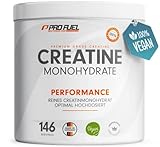 Creatin Monohydrat Pulver 500g - 100% Kreatin Monohydrat in mikronisierter Qualität - hochdosierts Creatine-Pulver für Fitness & Kraftsport - ohne Zusatzstoffe - 100% vegan - für 146 Anwendungen