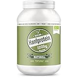 Hanfproteinpulver Bio - 1 KG - Über 40 % Proteinanteil - Aus 100% Bio-Hanfsamen - Veganes Proteinpulver zur Unterstützung des Muskelaufbaus