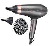 Remington Haartrockner Profi Ionen Keratin Protect (2200W, 150km/h, 3 Stylingaufsätze, angereichert mit Keratin und Mandelöl, Ionenpflege - Anti Frizz, langlebiger AC-Motor) AC8820