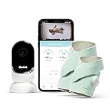 Owlet Duo Plus – Cam und Smart Sock – Babyphone mit HD Videokamera – Nachtsicht und Audio – Herzfrequenz, Sauerstoff- und Schlaftrends (0-5 Jahre) – Mintgrün