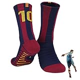 2 Stück Zahl Fußballsocken, Fußballsocken Herren Erwachsene, Herren Sportsocken Herren Socken Fußballsocken Mittelrohrsocken