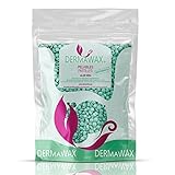 1 kg Dermawax Aloe Vera Wachs Filmwachs Heisswachs Waxing Perlen Wachsperlen Wax Anwendung ohne Wachsstreifen zur Haarentfernung Brazilian Waxing Intim Beine Gesicht Arme Achseln Rücken Enthaarung