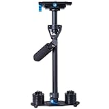 DREAMADE Handy Stabilisator, Kamera Stabilisator, 60cm Handheld Stabilisator, Kamera Schwebestativ Schwarz und Blau