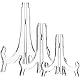 Transparentes Acryleasel oder Standgestell für Bilder oder andere Gegenstände (3 Stück, 4.5/7 / 9.8 Zoll)