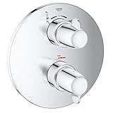 GROHE Grohtherm Special - Thermostat- Wannenbatterie (2-Wege-Umstellung, Fertigmontageset, verdeckte Befestigung), chrom, 29095000