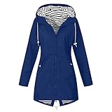 Zilosconcy Regenjacke Damen Fahrrad, 100% Wasserdicht, Atmungsaktiv Regenmantel Travel Regen Poncho Regen Zubehör für Damen Herren Regenbekleidung Regencape für Wandern Radfahren Camping Reisen