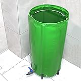 Wassersack Beutel Wasserbehälter Träger Regenfässer 1000 750 380 200 100 L, Auffangfass Für Regenwasser Für Die Bewässerung Von Gärten, Faltbare/Faltbare Speicher Tank Bag Blase, Grün ( Size : 0.6x0.8