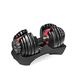 Bowflex Unisex Adult Selecttech 552i Hantel, Schwarz/Rot,Einheitsgröße EU