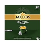 Jacobs Kaffeekapseln Krönung Crema, 200 Nespresso kompatible Kapseln, 10er Pack, 10 x 20 Getränke, 1040 g