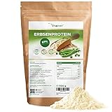 Erbsenprotein Pulver 1,1 kg / 1100 g - 87% Proteingehalt - 100% Erbsen-Proteinisolat - Herkunft Belgien - Vegan - Reines Eiweißpulver - Laborgeprüft - Frei von Gluten, Soja und Laktose