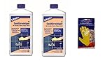 2 x Lithofin KF Sanitärreiniger 1 Liter + gratis Latex Handschuhe