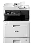 Brother MFC-L8690CDW Professionelles 4-in-1 Farblaser-Multifunktionsgerät (Drucker, Scanner, Kopierer, Fax, 31 Seiten/Min.) weiß/schwarz