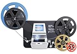 Super 8 Film Scanner, Converts Film in Digitales Video(3', 5', 7' und 9' Super 8/8 mm Film Rollen) MovieMaker/Film Digitizer, Super 8 Digitalisieren, mit 32 GB Speicherkarte und 2,4' LCD