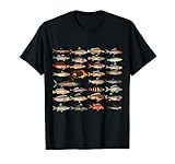 Fischarten Angler T-Shirt