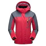 7VSTOHS Damen Leichte Softshelljacken Winddichter wasserdichter atmungsaktiver Regenmantel Outdoor Windbreaker Kapuzenjacken zum Wandern Laufen Radfahren Trekking