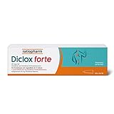 Diclox forte Schmerzgel von ratiopharm: Effektiv gegen Schmerzen. Mit 23,2 mg/g Diclofenac-N-Ethylethanamin. Doppelt konzentriert*, 150 g