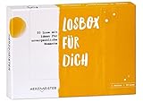 Losbox für eine Person I Geschenk für Frauen: Freundin, Kollegin, Mama, Partnerin I 50 Lose mit Ideen für Entspannung, Spaß & unvergessliche Momente I Als Dankeschön, Geschenkidee zum Geburtstag ...