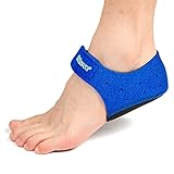 Welnove Schützen der Fersen,2 Stück Groß Keulen mit Kissen,Atembare Heel Pads für Füße Schmerzen,Heel Unterstützung für Schmerzlinderung von Spur,Plantar Fasciitis,Tendinitis,Cracked Heels-blau(Groß)