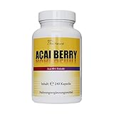 Acai Berry 24000mg mit höchstem 40:1 Extrakt – 240 Vegane Kapseln - Acai beere - Extrem hochdosiert - Hohe Wirkungskraft